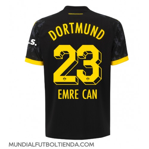 Camiseta Borussia Dortmund Emre Can #23 Segunda Equipación Replica 2023-24 mangas cortas